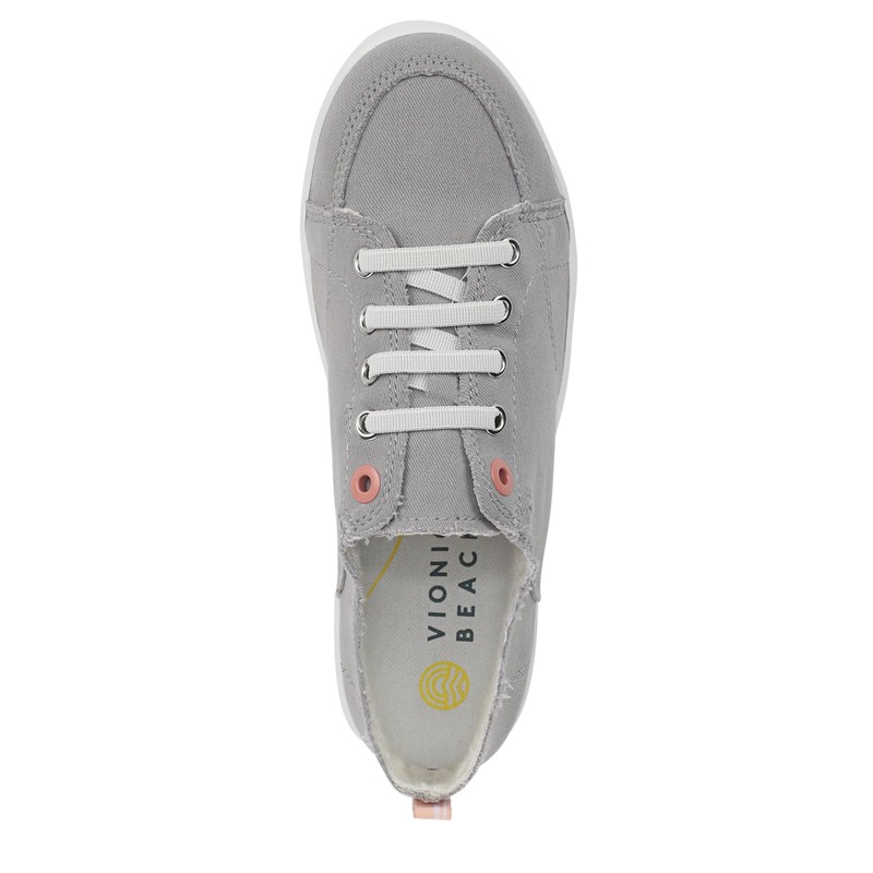 Vionic PISMO0207M Pismo Light Grey Canvas 7 M