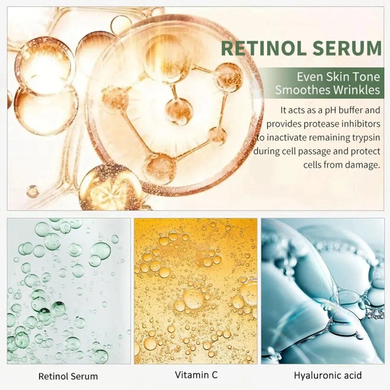 Set Cuidado De La Piel Vitamina C Retinol Y Acido