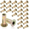 Moicstiy 25Pcs Steel Multi Grip Rivet Nuts Pre Bulbed Shank