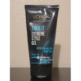 L'Oréal Lock it Extreme Style Gel 24 Hr Gravity-Defy High Shine 5.1 oz