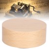 Music Box Round Base Wooden Rotation Stand Musical Case Exquisite