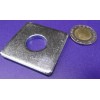 Unbranded Zinc Plated Steel Square Washer, 5/8" Screw Size, 1.75"