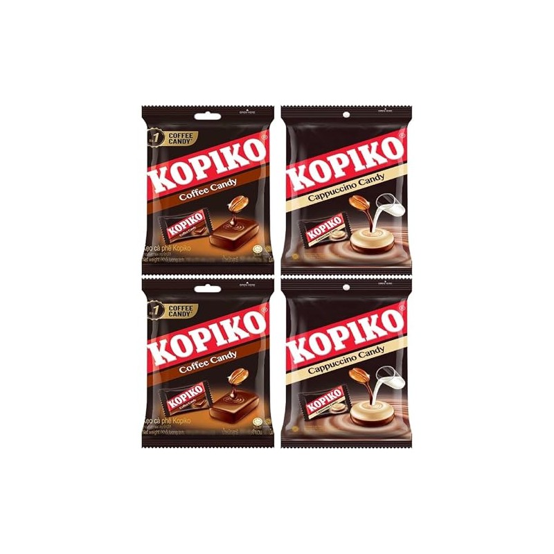 Coffee Candy Hard Boiled Sweets (Pack of 4 | Original