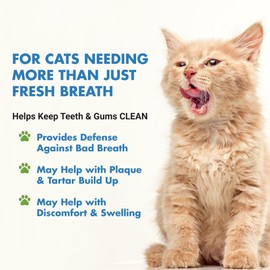 LIQUID-VET Ultimate Cat Teeth Cleaning for Comprehensive Dental Care SPECIFICALLY Formulated for Cats: Freshen Bad Breath Solutions for Superior Cat Oral Hygiene and Pet Dental Health.