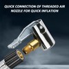 4-Piece Inflatable Nozzle Quick Connector, Valve Nozzle Adapter, Inflatable Hose