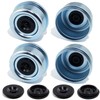 GREPSPUD 4pcs 2.72'' Trailer Hub Dust Caps, Trailer Spindle Bearing