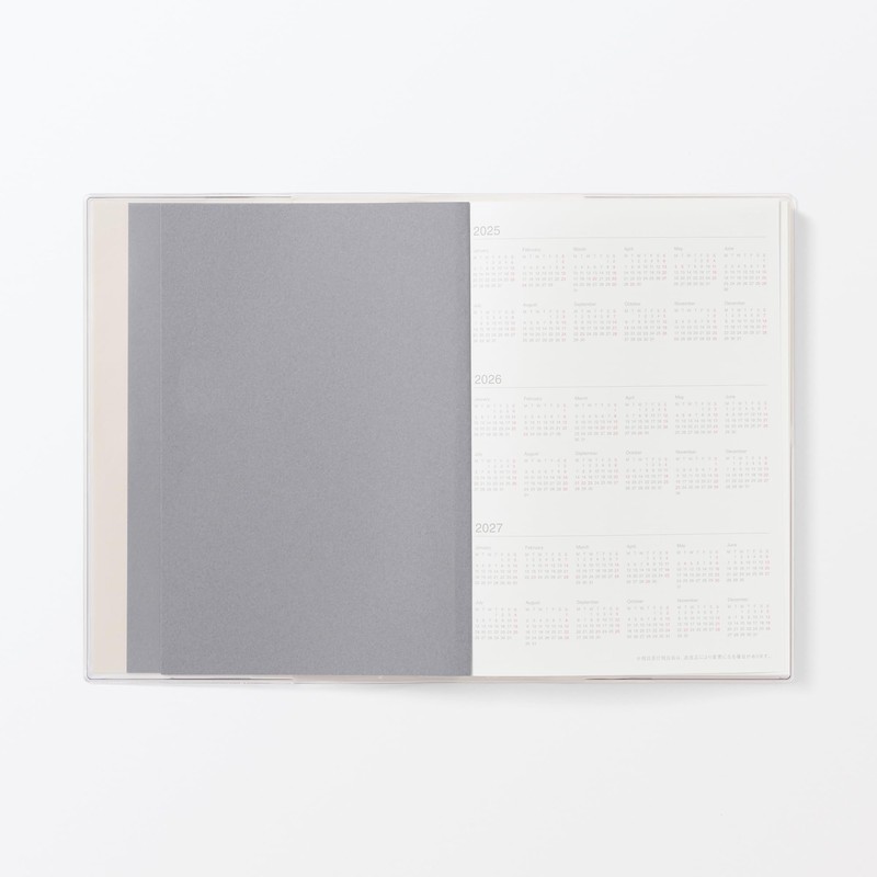 MUJI 848545 2026 B6 Vertical Schedule Book, Starts December 2025,