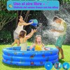 Piscina Inflable Redonda De 3 Niveles Para Niños 13035 Cm