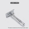 BAILI Double Edge Safety Razor Rust-Proof Reusable Manual Wet Shaving