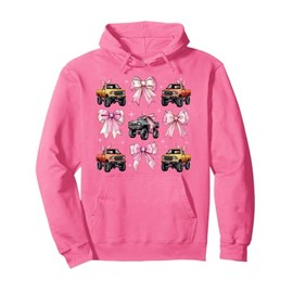 Coquette Bow Rc Truck RC Racing Remote Control Girl Mom Pullover Hoodie