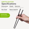humangear GoBites QUATTRO Gray (Cutlery Set with Spoon, Fork, Chopsticks,
