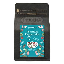 PRAANA TEA Premium Pure Peppermint Herbal Tea, 100 g