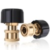 M22 Female to 1/4 Pressure Washer Adapter, Heavy-Duty Quick Coupling