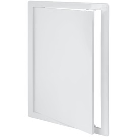 Vent Systems White ABS Plastic - Access Panel 10 x 16 Inch - Pack of 2 - Access Door for Drywall, Wall and Ceiling Electrical and Plumbing Service Wall Hole Cover, Exterior Dimensions 10,75x16,75 inch