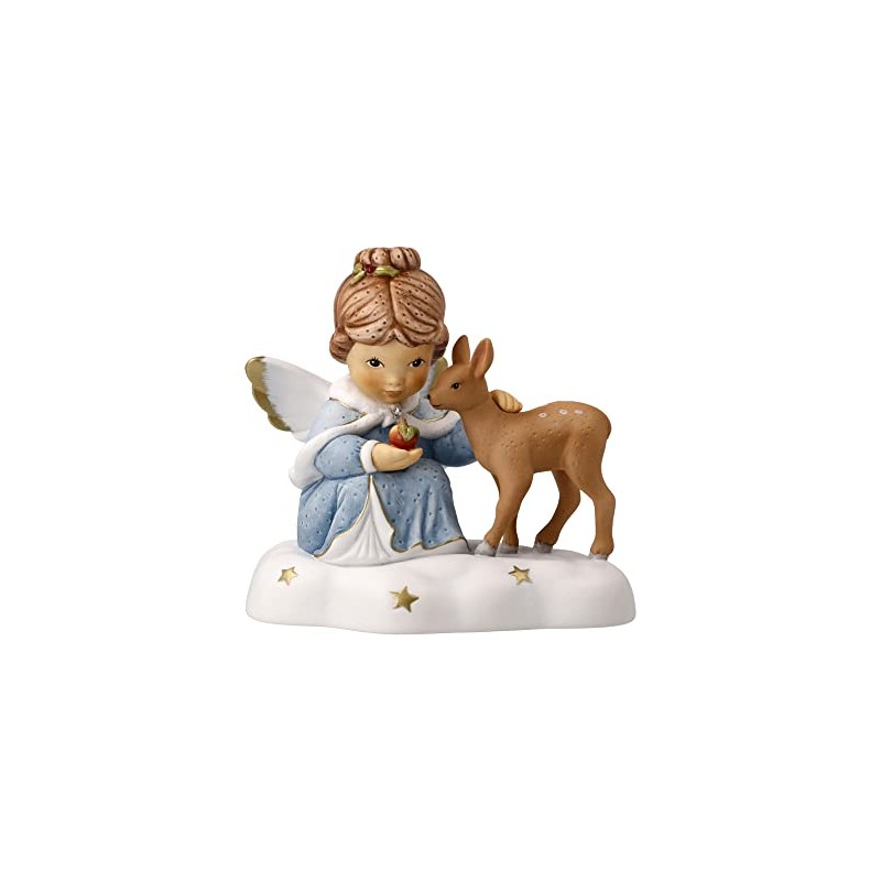 Goebel Angel Figurine "Ich Pass auf Dich auf Dich" Winter
