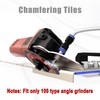 45 Degree Tile Chamfering Tool, Angle Grinder Stand for 45°