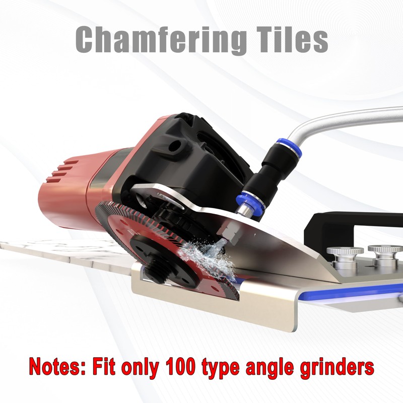 45 Degree Tile Chamfering Tool, Angle Grinder Stand for 45°