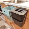 stonespace Kitchen Compost Bin for Countertop, Hanging Small Trash Can