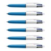 BIC Mini Ballpoint Pen 4 Colours 0.4mm Pack of 6