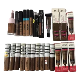 Maybelline Lote De 100 Maquillajes En Tonos Oscuros