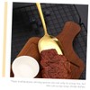CIYODO 2pcs Male Spoon Gold Utensils Big Spoon Restaurant Serving
