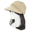 [ケークラフト] レディース キャスケット (麻混ブレード・消臭・UVカット) [ 431287 ] 帽子 BE