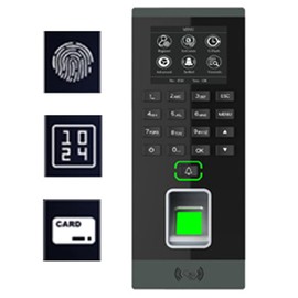 MENGQI-CONTROL Biometric Fingerprint RFID Password Access Control System+ 600lbs Force Electric Magnetic Lock +Cards and Key Fobs Controller 110V-240V Power Adapter Keypad Reader