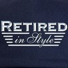 CafePress Retired in Style Cap Unique Adjustable Baseball Hat Navy