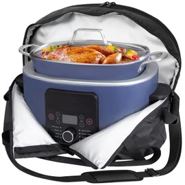 Carry Bag for Ninja Crockpot Slow Cooker, Portable Travel Carrier Case for Foodi Possiblecooker Pro 8.5 Qt, Slow Cooker Bag, Ninja Accessories