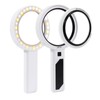 15X Magnifying Glass with Light Handheld Illuminated Magnifier for Reading