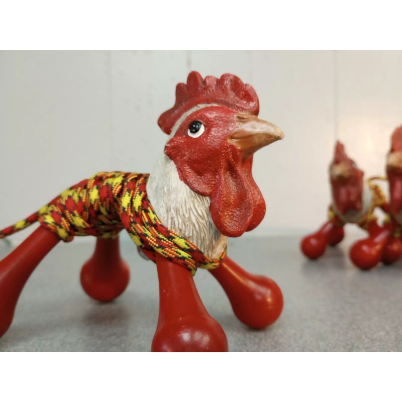 ROOSTER CROWS MICRO Chicken Roping Dummy w/ 2-Chicken Ropes Roping