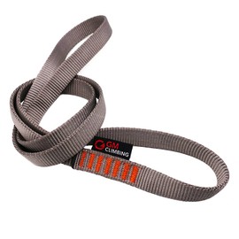GM CLIMBING Pack of 3 16mm Nylon Sling Runner 30cm / 12inch (Gray)