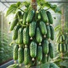 Cucumber Parisian Gherkin Seeds – Open-Pollinated | 50–55 Days to
