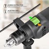 GALAX PRO 4.5Amp 0-3000RPM Corded Hammer Drill, 5pcs Bit, Hammer