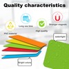 60 Magnetic Strips Writeable (60 x 20 mm), Magnetic Labels