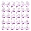 30Pcs Wire Binder Clips 2in Wide Hollow Out Strong Metal
