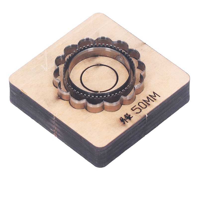 Leather Cutting Dies Sunflower Shaped 7.5x7.5x2.3cm Size 50mm Diameter Precise