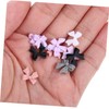 BIUDECO 60pcs Nail Charms Bulk Bow Nail Charms Jewels for