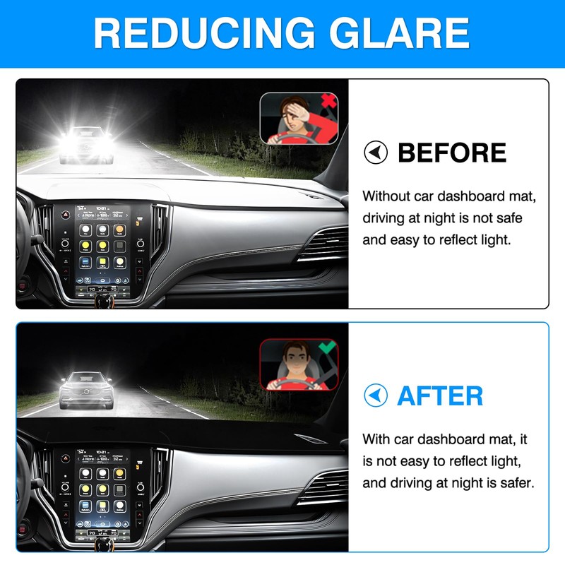 Autorder Dashboard Cover Mat for 2020 2021 2022 2023 2024