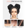 tunfine Hidden Strap 360 Glueless Lace Front Wigs Human Hair