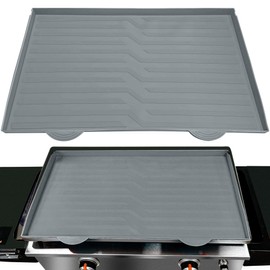 RXSIAT 36 Inch Silicone Griddle Mat for Blackstone Griddle, Heavy Duty Food Grade Silicone Mat, Protect Griddle from Rodents, Insects, Debris, and Rust, All Season Cooking Protective Cover Gray