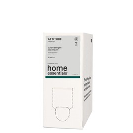 ATTITUDE Laundry Detergent with Essential Oils, EWG Verified, Vegan, Plant and Mineral-Based Ingredients, HE, Bulk Refill, 80 Loads, Lavender and Rosemary, 67.6 Fl Oz