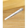 QWORK Taper Gauge Gap Gage Welding Wedge Feeler Gauge Gap