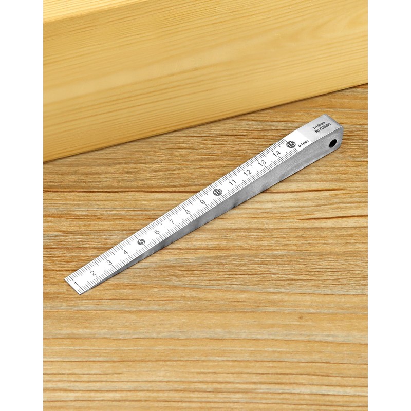 QWORK Taper Gauge Gap Gage Welding Wedge Feeler Gauge Gap