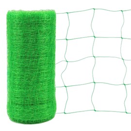 Toolazy Plastic Green Trellis Netting Roll 59''x328' Heavy-Duty Garden Netting for Climbing Plants,Garden Melons Vegetables, Grape Racks, Hydroponic