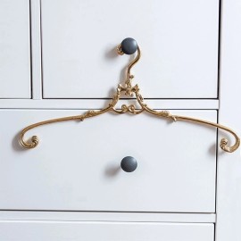 Handmade Vintage Handmade Wedding Dress Hanger Antique Luxury Bridal Clothes Brass Hanger