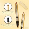 Doble Lápiz Sombras Portátil: Perla Con Brillo Fino