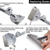LRui Griddle Scraper Heavy Duty Grill Scraper Set with 5