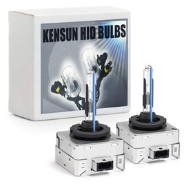 Premium HID Xenon Low Beam Headlight Replacement Bulbs - by Kensun - (Pack of two bulbs) - D1R - 10000K
