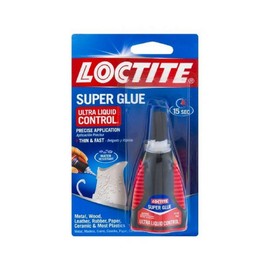 Loctite Super Glue, Ultra Liquid Control 0.14 oz (Packs of 6)